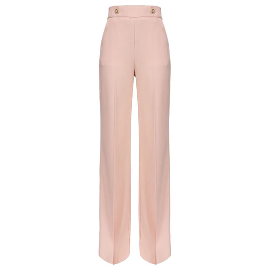 Pink Polyester Jeans & Pant