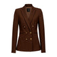 Brown Viscose Suits & Blazer