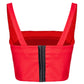 Red Polyester Tops & T-Shirt