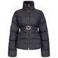 Black Nylon Jackets & Coat