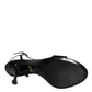Black KEIRA Heels Ankle Strap Sandals Shoes