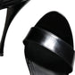 Black KEIRA Heels Ankle Strap Sandals Shoes