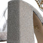 Silver Crystal Slingback Heels Sandals Shoes