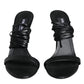 Black Keira Sandals Stilettos Strap Shoes