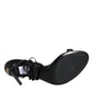 Black Keira Sandals Stilettos Strap Shoes