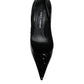 Black Patent Leather High Heels Pumps Shoes