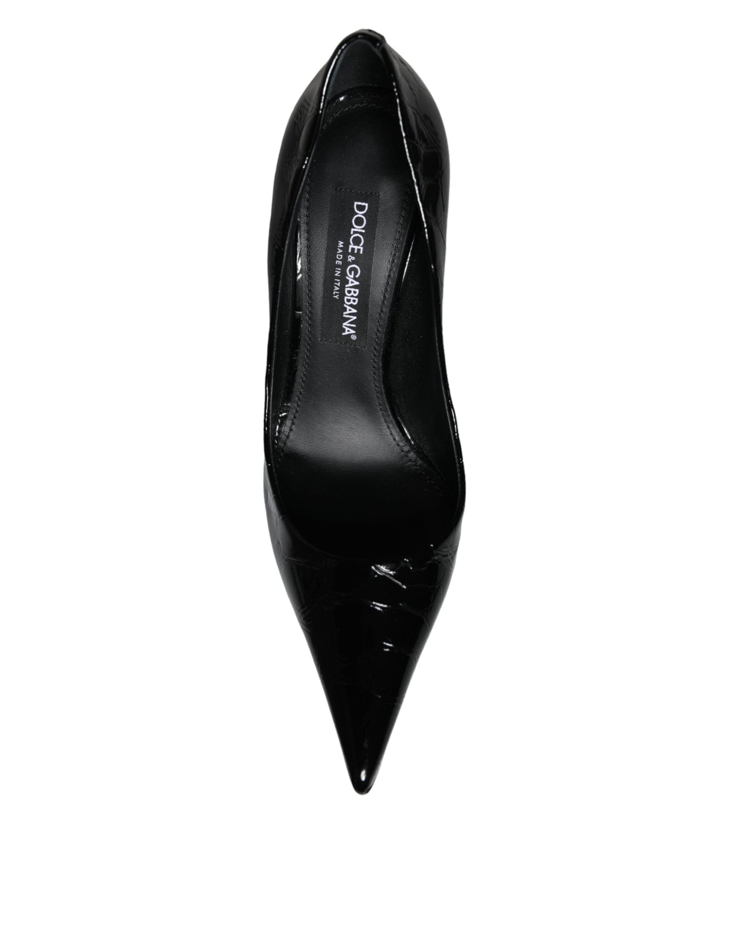 Black Patent Leather High Heels Pumps Shoes