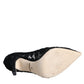 Black Taormina Lace Bellucci Pumps Shoes