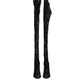 Black Stretch Socks Taormina Lace Boots Shoes