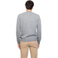Gray Wool Mens Crewneck Sweater