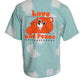 Blue Cotton Short Sleeve T-shirt