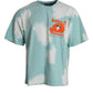 Blue Cotton Short Sleeve T-shirt