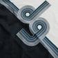 White Blue Cotton Logo Short Sleeve  T-shirt