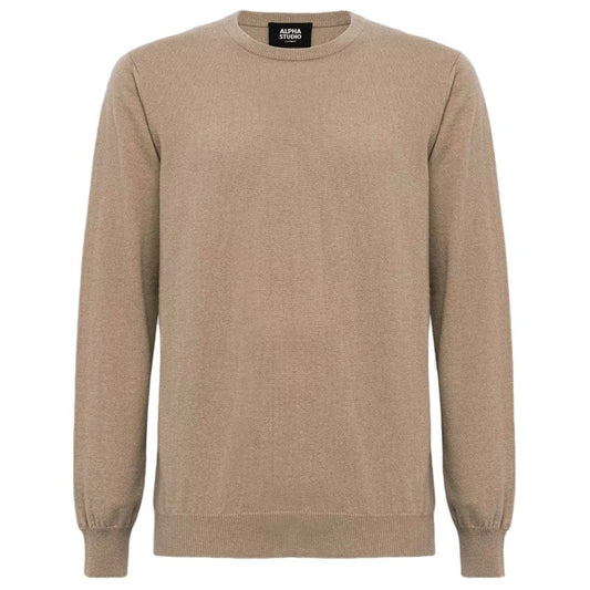 Brown Wool Vergine Sweater