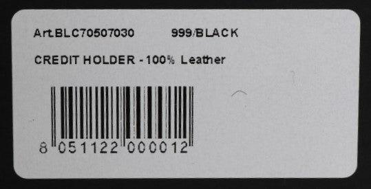 Exquisite Black Leather Men's Wallet