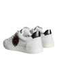 White Portofino Sacred Heart Sneakers Shoes