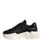 Black White DAYMASTER Leather Sneakers Shoes