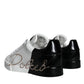 White Black Portofino Low Top Sneakers Shoes