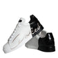 White Black Portofino Low Top Sneakers Shoes