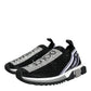 Black Strass Sorrento Low Top Sneakers Shoes