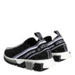 Black Strass Sorrento Low Top Sneakers Shoes