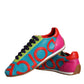 Multicolor Leather Logo Casual Sneakers Shoes