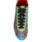 Multicolor Leather Logo Casual Sneakers Shoes