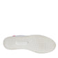 White Pink Leather Logo Classic Sneaker Shoes