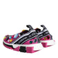Pink Sorrento Crystals Low Top Sneakers Shoes