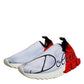 Red White Logo Sorrento Sneakers Shoes