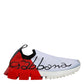 Red White Logo Sorrento Sneakers Shoes