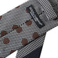 Gray Dotted Pattern 100% Silk Adjustable Men Tie