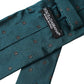 Green Patterned Silk Adjustable Men Tie