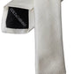 White Solid 100% Silk Adjustable Tie