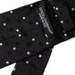 Black Polka Dot Fantasy Silk Adjustable Men Tie