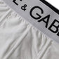 White Logo Cotton Stretch Brando Slip Underwear