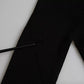 Black Wool Turtleneck Long Sleeves Sweater