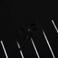 Black White Stripes Logo Hooded Sweater