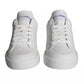 White Calfskin Leather Miami Low Top Sneakers Shoes