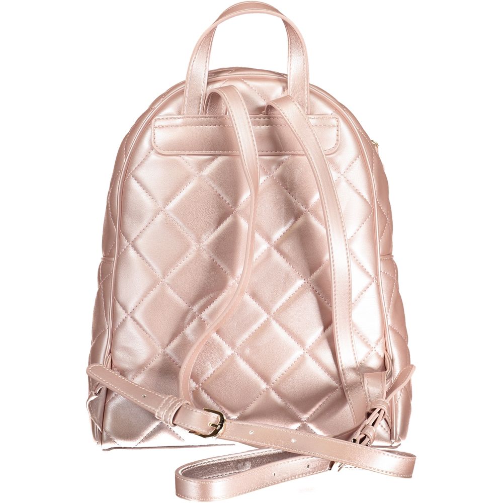 Pink Polyethylene Backpack