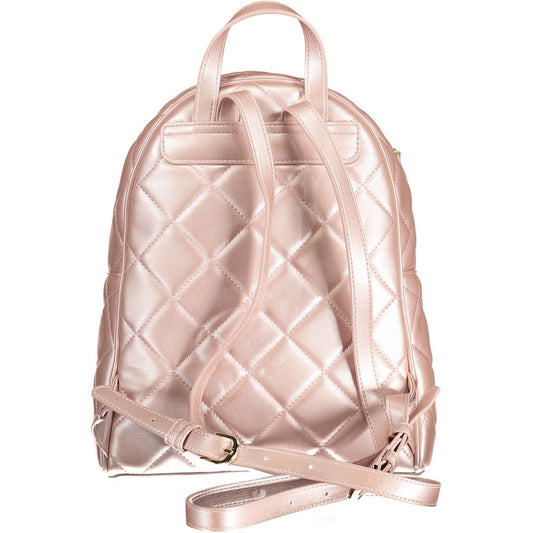 Pink Polyethylene Backpack