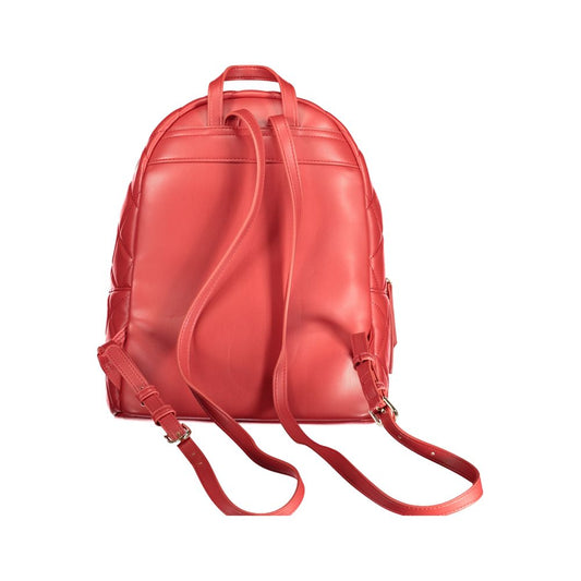 Red Polyethylene Backpack