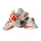 White Orange Airmaster Low Top Sneakers Shoes