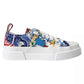 Multicolor Patchwork Low Top Sneakers Shoes