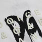 White Logo Round Neck Short Sleeves T-shirt