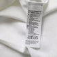 White Logo Round Neck Short Sleeves T-shirt