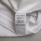 White Cotton Round Neck Short Sleeves T-shirt