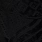 Black Cotton Round Neck Short Sleeve T-shirt