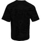 Black Cotton Round Neck Short Sleeve T-shirt