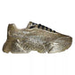 Gold Sequined Daymaster Low Top Sneakers Men Shoes